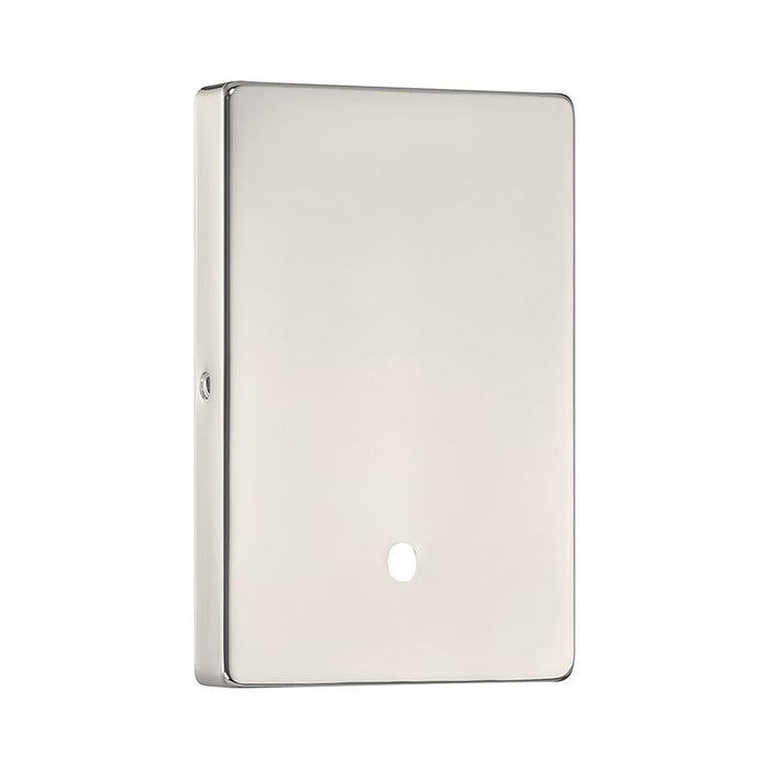 Millennium Froselle 1Lt Wall Sconce, Nickel/White Frosted