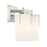 Millennium Froselle 2Lt Bathroom Vanity Light, Nickel/White Frosted