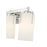 Millennium Froselle 3Lt Bathroom Vanity Light, Nickel/White Frosted