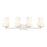 Millennium Froselle 4Lt Bathroom Vanity Light, Nickel/White Frosted