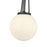 Millennium Lighting Vellin 1Lt Pendant, Matte Black/Shiny Opal