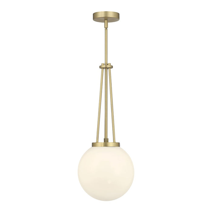 Millennium Lighting Vellin 1Lt Pendant, Brass/Shiny Opal
