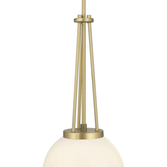 Millennium Lighting Vellin 1Lt Pendant, Brass/Shiny Opal