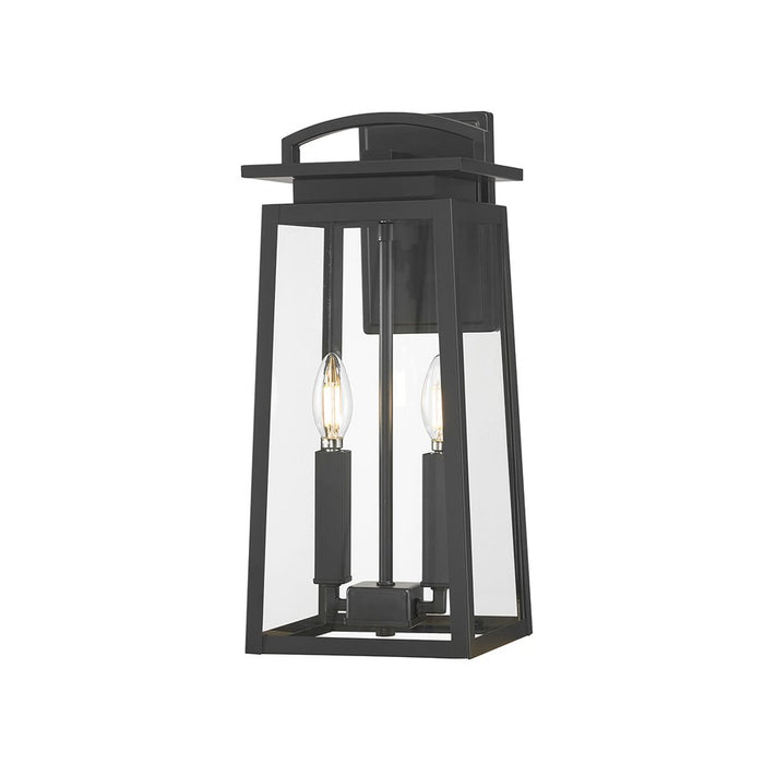 Millennium Lighting Kendrix 2Lt Outdoor Wall Sconce, Coated Black - 66002-PBK