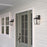Millennium Lighting Strathden 1Lt Outdoor Wall Sconce, Coated Black