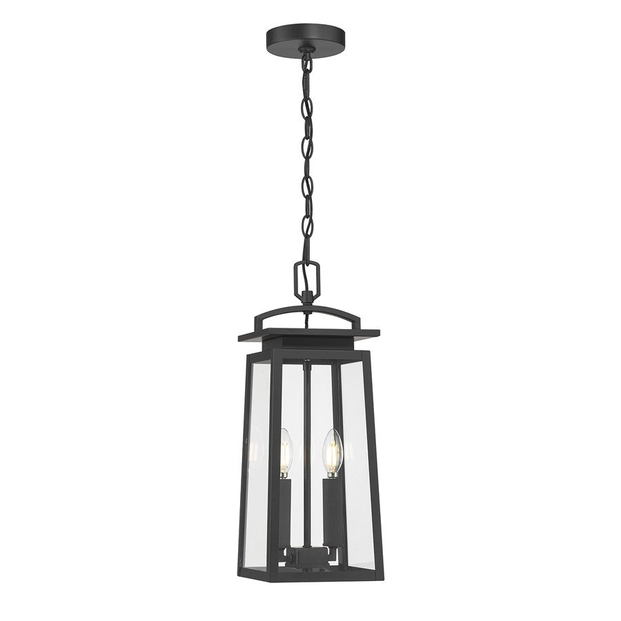 Millennium Lighting Kendrix 2Lt Outdoor Pendant, Powder Coated Black - 66102-PBK