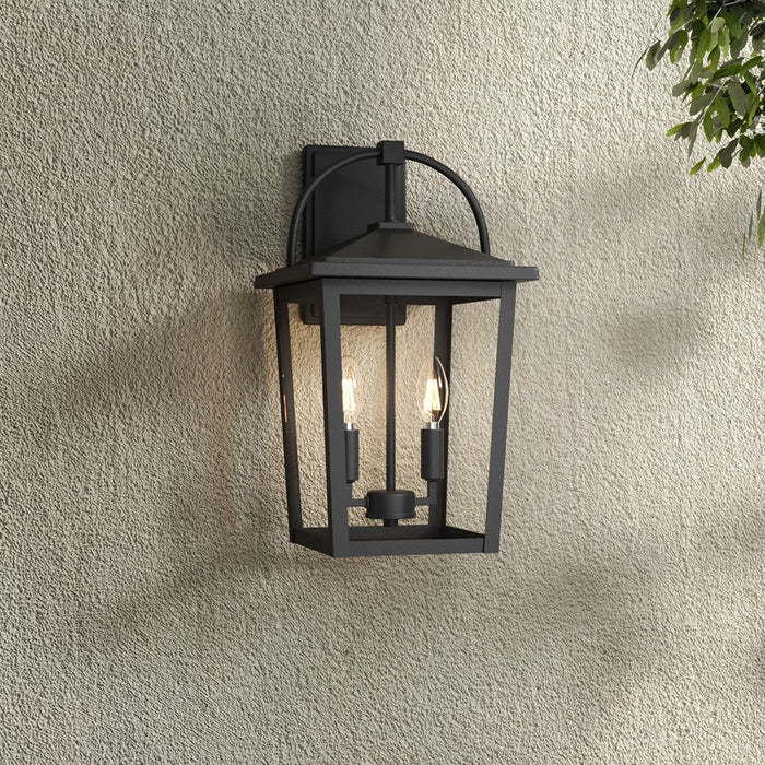 Millennium Lighting Strathden 2Lt Outdoor Wall Sconce, Coated Black