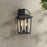 Millennium Lighting Strathden 2Lt Outdoor Wall Sconce, Coated Black