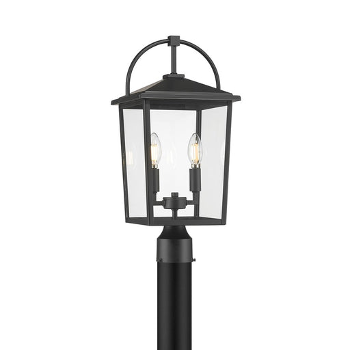 Millennium Lighting Strathden 2Lt Outdoor Post Light, Coated Black - 66302-PBK