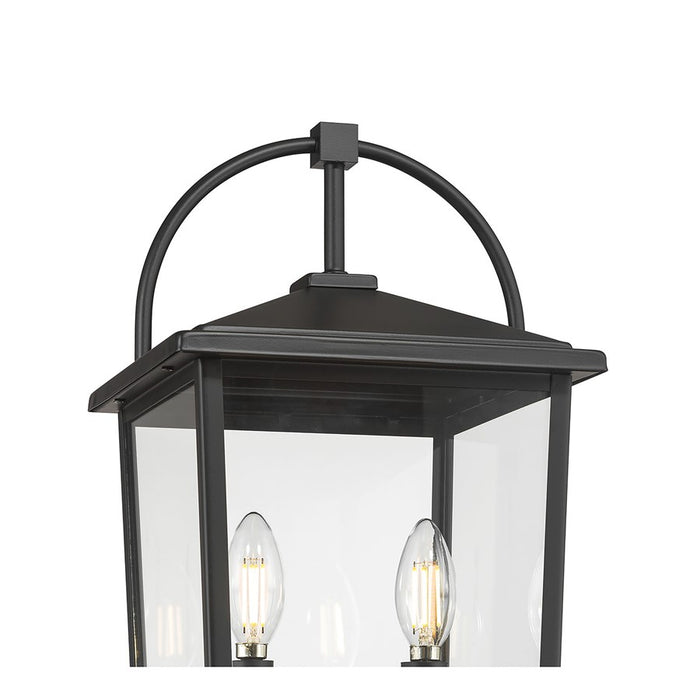 Millennium Lighting Strathden 2Lt Outdoor Post Light, Coated Black