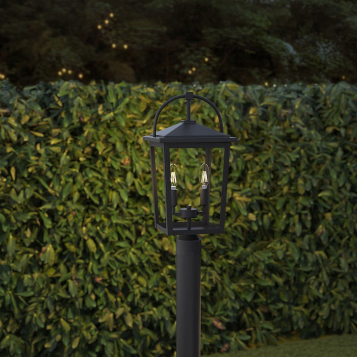 Millennium Lighting Strathden 2Lt Outdoor Post Light, Coated Black