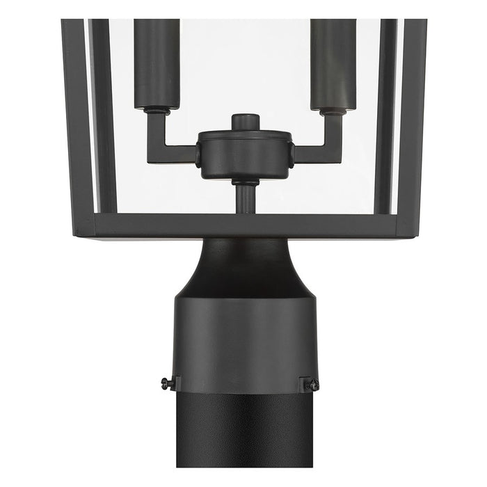 Millennium Lighting Strathden 2Lt Outdoor Post Light, Coated Black