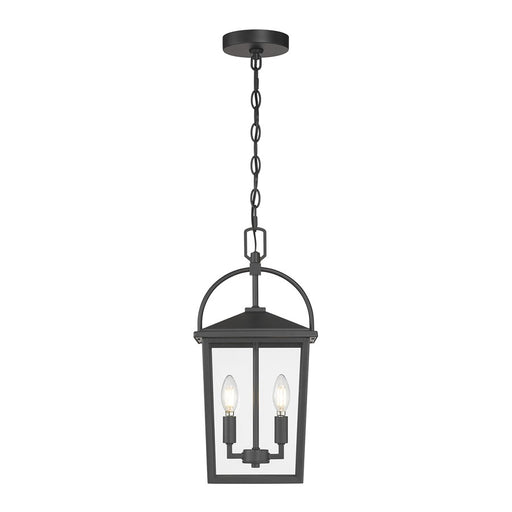 Millennium Lighting Strathden 2Lt Outdoor Pendant, Coated Black