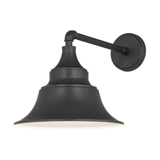 Millennium Lighting Varnel 1Lt Outdoor Wall Sconce, Coated Black - 67001-PBK