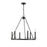 Millennium Florence Chandelier, Matte Black -
