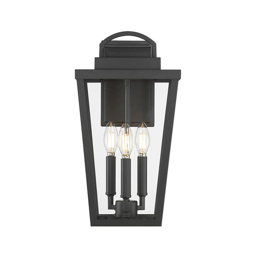 Millennium Lighting Brenwick 3Lt Outdoor Wall Sconce, Coated Black