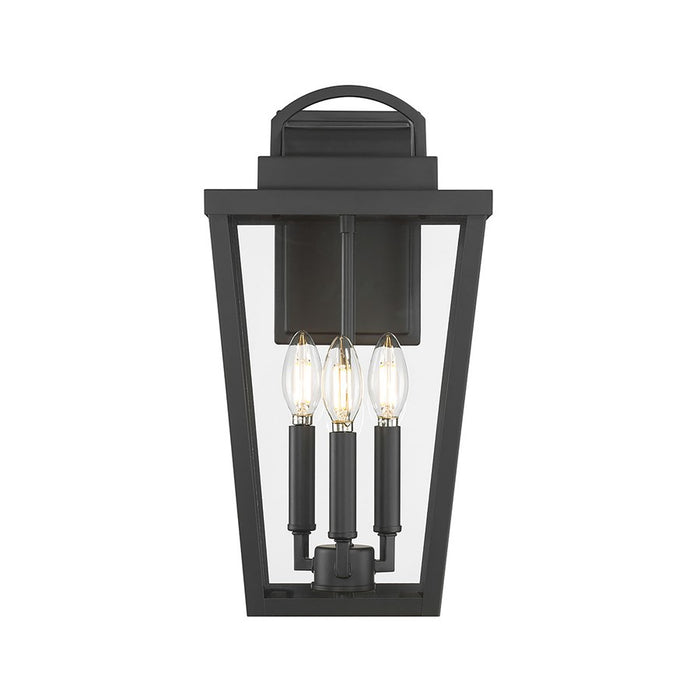 Millennium Lighting Brenwick 3Lt Outdoor Wall Sconce, Coated Black