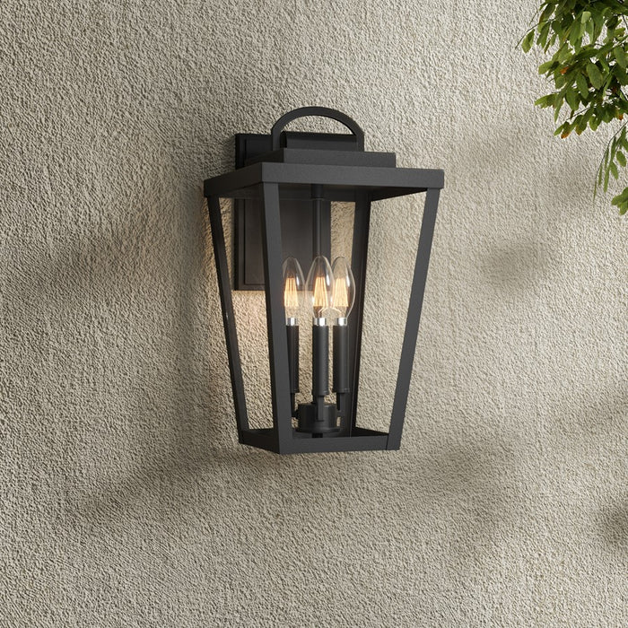 Millennium Lighting Brenwick 3Lt Outdoor Wall Sconce, Coated Black
