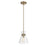 Millennium Lighting Amarella 1 Light 9" Pendant, Modern Gold/Clear - 69001-MG