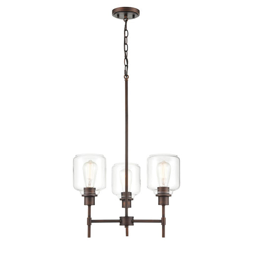 Millennium Asheville 3 Light 29.5" Chandelier, Bronze
