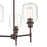 Millennium Asheville 3 Light 29.5" Chandelier, Bronze