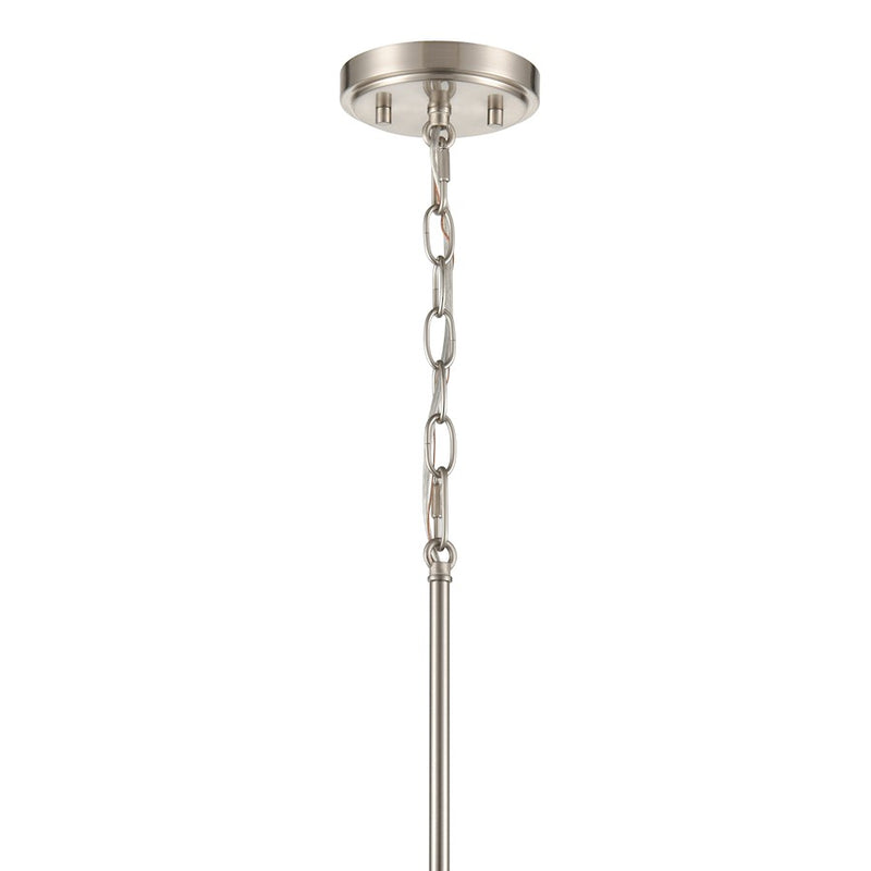 Millennium Asheville 3 Light 29.5" Mini-Pendant Light, Satin Nickel