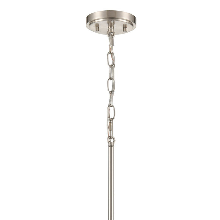 Millennium Asheville 3 Light 29.5" Mini-Pendant Light, Satin Nickel