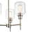 Millennium Asheville 3 Light 29.5" Mini-Pendant Light, Satin Nickel