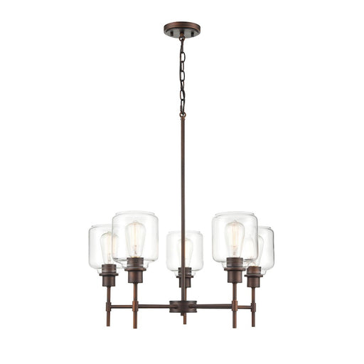 Millennium Asheville 5 Light 29.5" Mini-Pendant, Rubbed Bronze -