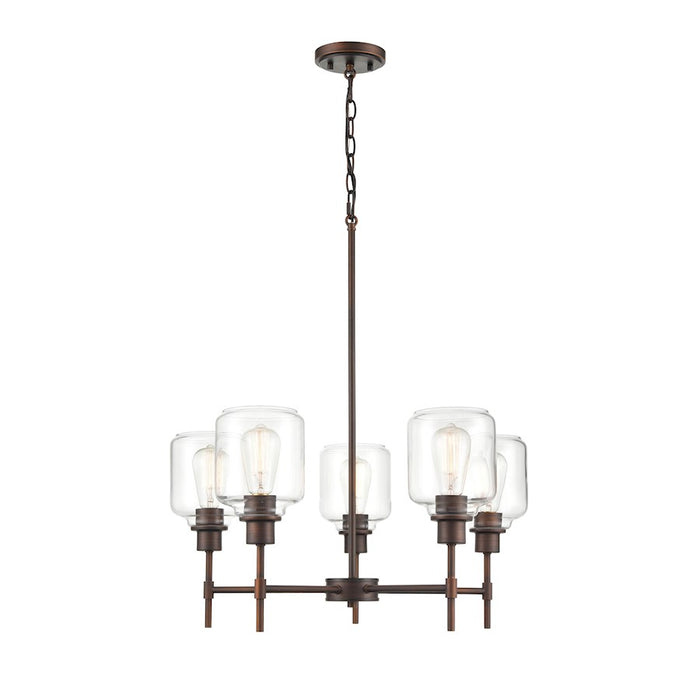 Millennium Asheville 5 Light 29.5" Mini-Pendant, Rubbed Bronze -