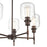 Millennium Asheville 5 Light 29.5" Mini-Pendant, Rubbed Bronze -