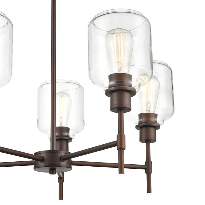 Millennium Asheville 5 Light 29.5" Mini-Pendant, Rubbed Bronze -