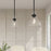 Millennium Lighting Amarella 1 Light 10" Pendant, Matte Black/Clear