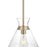 Millennium Lighting Amarella 1 Light 10" Pendant, Modern Gold/Clear