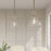 Millennium Lighting Amarella 1 Light 10" Pendant, Modern Gold/Clear