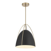 Millennium Lighting Pomelle 1 Light Pendant, Matte Black - 69201-MB-MG