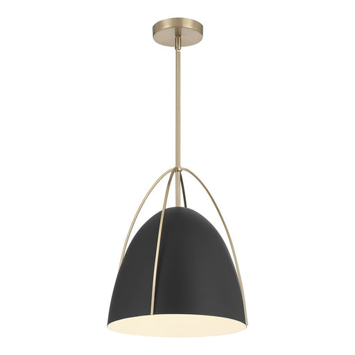 Millennium Lighting Pomelle 1 Light Pendant, Matte Black - 69201-MB-MG