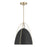 Millennium Lighting Pomelle 1 Light Pendant, Matte Black