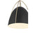 Millennium Lighting Pomelle 1 Light Pendant, Matte Black