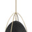 Millennium Lighting Pomelle 1 Light Pendant, Matte Black
