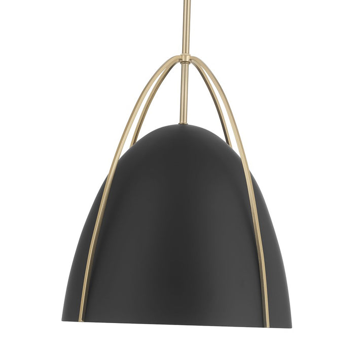 Millennium Lighting Pomelle 1 Light Pendant, Matte Black