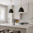 Millennium Lighting Pomelle 1 Light Pendant, Matte Black