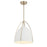 Millennium Lighting Pomelle 1 Light Pendant, Matte White - 69201-MW-MG