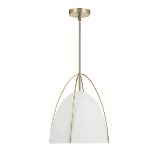 Millennium Lighting Pomelle 1 Light Pendant, Matte White