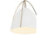 Millennium Lighting Pomelle 1 Light Pendant, Matte White