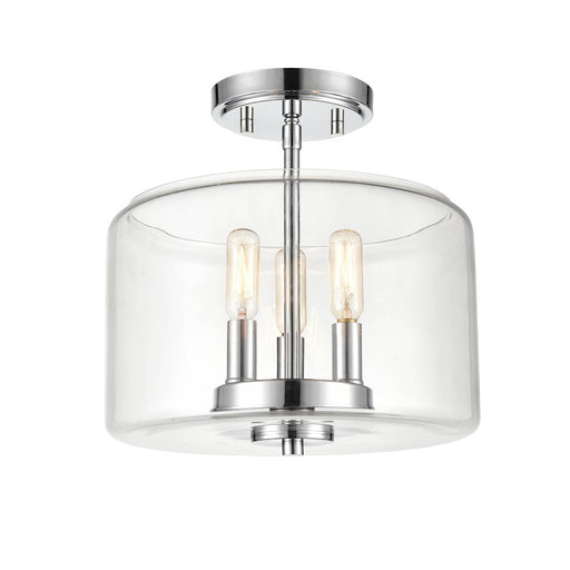 Millennium Lighting Asheville 3 Light Semi-Flush Mount