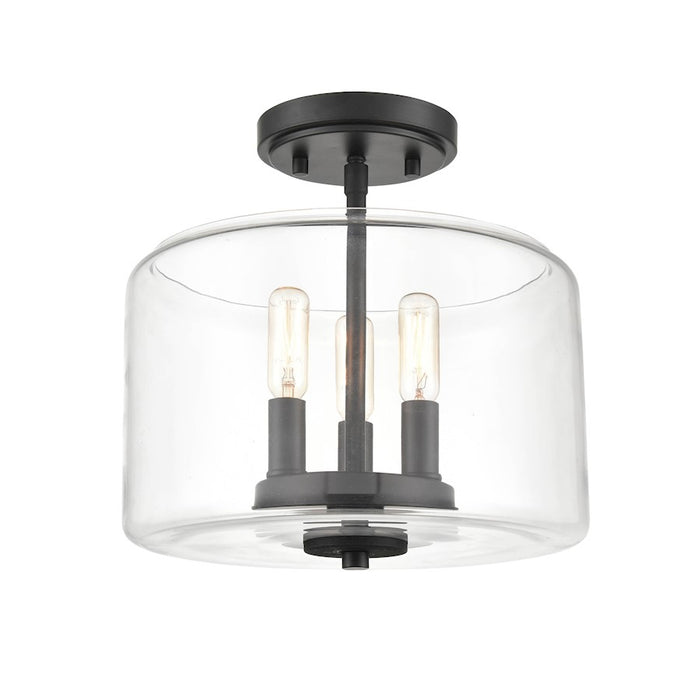 Millennium Lighting Asheville 3 Light Semi-Flush Mount