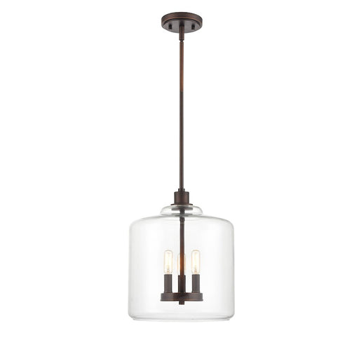 Millennium Asheville 3 Light 50.5" Pendant, Rubbed Bronze