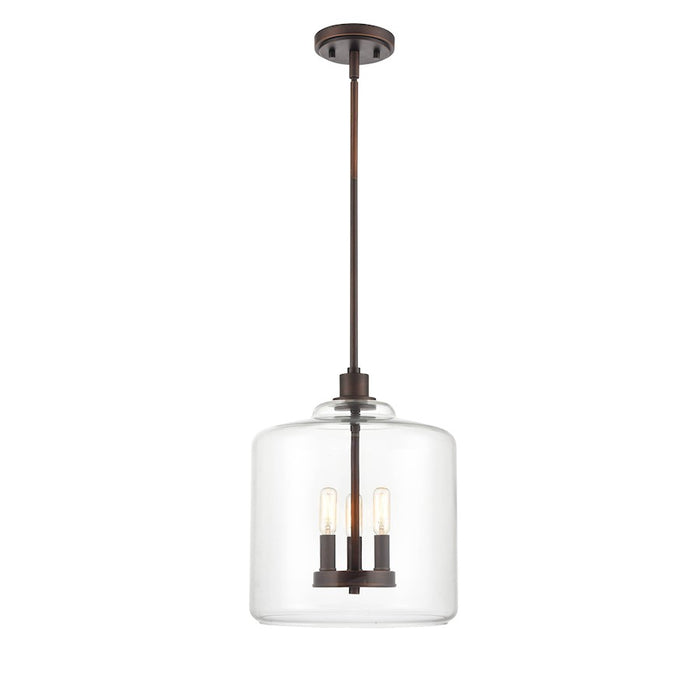 Millennium Asheville 3 Light 50.5" Pendant, Rubbed Bronze