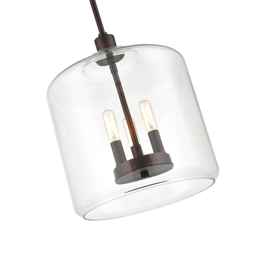 Millennium Asheville 3 Light 50.5" Pendant, Rubbed Bronze